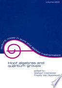 Hopf algebras and quantum groups : proceedings of the Brussels conference /