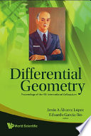 Differential geometry : proceedings of the VIII International Colloquium, Santiago de Compostela, Spain, 7-11 July 2008 /