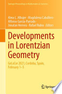 Developments in Lorentzian Geometry : GeLoCor 2021, Cordoba, Spain, February 1-5 /