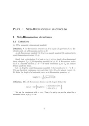 Sub-Riemannian geometry /