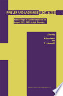 Finsler and Lagrange geometries : proceedings of a conference held on August 26-31 [2001 in] Iaşi, Romania /