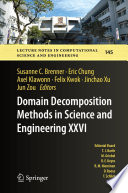 Domain Decomposition Methods in Science and Engineering XXVI /