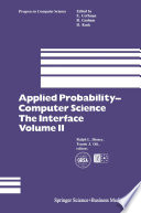 Applied probability-computer science : the interface /