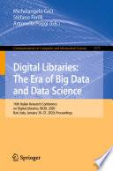 Digital Libraries: The Era of Big Data and Data Science : 16th Italian Research Conference on Digital Libraries, IRCDL 2020, Bari, Italy, January 30-31, 2020, Proceedings /