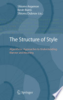 The structure of style : algorithmic approaches to understanding manner and meaning /