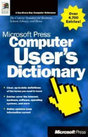 Microsoft Press computer user's dictionary /