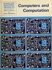 Computers and computation ; readings from Scientific American /