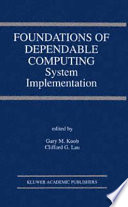 Foundations of dependable computing.