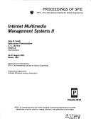 Internet multimedia management systems II : 22-23 August 2001, Denver, USA /