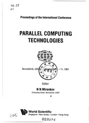 Parallel computing technologies : proceedings of the International Conference, Novosibirsk, USSR, September 7-11, 1991 /