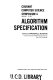 Algorithm specification /