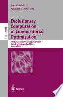 Evolutionary computation in combinatorial optimization : 4th European conference, EvoCOP 2004, Coimbra, Portugal, April 5-7, 2004 : proceedings /