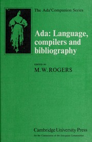 Ada : language, compilers, and bibliography /
