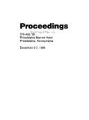 Proceedings, Tri-Ada '96 : Philadelphia Marriott Hotel, Philadelphia, Pennsylvania, December 3-7, 1996 /