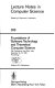 Foundations of software technology and theoretical computer science : fifth conference, New Delhi, India, December 16-18, 1985 : proceedings /