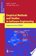 Empirical methods and studies in software engineering : experiences from ESERNET /