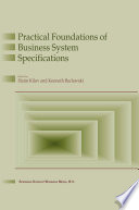 Practical foundations of business system specifications /