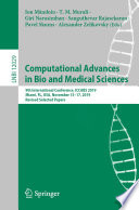 Computational Advances in Bio and Medical Sciences : 9th International Conference, ICCABS 2019, Miami, FL, USA, November 15-17, 2019, Revised Selected Papers /