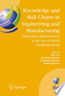 Knowledge and Skill Chains in Engineering and Manufacturing : Information Infrastructure in the Era of Global Communications Proceedings of the IFIP TC5/WG5.3, WG5.7, WG5.12 Fifth International Working Conference of Information Infrastructure Systems for Manufacturing 2002 (DIIDM2002), November 18-20, 2002 in Osaka, Japan /