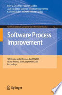 Software process improvement : 16th European conference ; proceedings, EuroSPI 2009, Alcala (Madrid), Spain, September 2 - 4, 2009 /