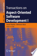 Transactions on aspect-oriented software development I /