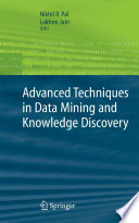 Advanced techniques in knowledge discovery and data mining /