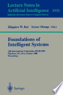 Foundations of intelligent systems : 9th international symposium, ISMIS '96, Zakopane, Poland, June 9-13, 1996 : proceedings /