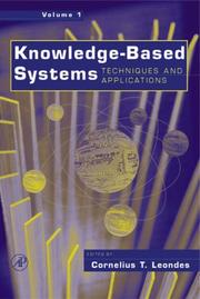 Knowledge-based systems : techniques and applications /