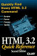 HTML 3.2 quick reference.