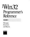 Microsoft Win32 programmer's reference.