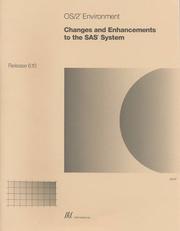 OS/2 environment : changes and enhancements to the SAS system  /