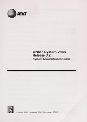 UNIX system V/386, release 3.2.