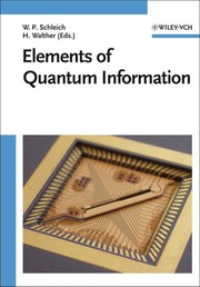 Elements of quantum information /