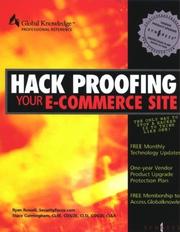 Hack proofing your e-commerce site : the only way to stop a hacker is to think like one /