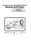 Proceedings of the 1986 IEEE Symposium on Security and Privacy, April 7-9, 1986, Oakland, California /
