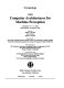 1993 computer architectures for machine perception : proceedings, December 15-17, 1993, New Orleans, Louisiana, USA /
