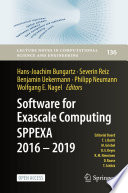 Software for Exascale Computing - SPPEXA 2016-2019 /