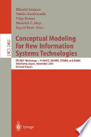 Conceptual modeling for new information systems technologies : ER 2001 workshops : HUMACS, DASWIS, ECOMO, and DAMA, Yokohama, November 27-30, 2002 : revised papers /