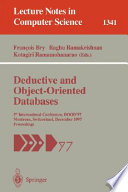 Deductive and object-oriented databases : 5th international conference, DOOD '97, Montreux, Switzerland, December 8-12, 1997 : proceedings /