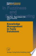 Knowledge management in fuzzy databases /