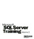 Microsoft SQL server training.