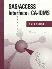 SAS/ACCESS interface to CA-IDMS : reference : version 6.