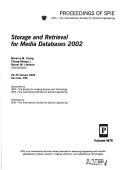 Storage and retrieval for media databases 2002 : 23-25 January 2002, San Jose, USA /