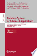 Database Systems for Advanced Applications : 26th International Conference, DASFAA 2021, Taipei, Taiwan, April 11-14, 2021, Proceedings, Part II /