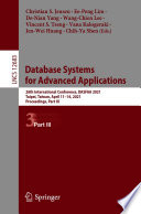 Database Systems for Advanced Applications : 26th International Conference, DASFAA 2021, Taipei, Taiwan, April 11-14, 2021, Proceedings, Part III /