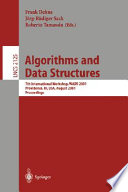 Algorithms and data structures : 5th International Workshop, WADS '97, Halifax, Nova Scotia, Canada, August 6-8, 1997 : proceedings /