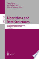 Algorithms and data structures : 7th International Workshop, WADS 2001, Providence, RI, USA, August 8-10, 2001 : proceedings /