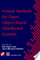 Formal methods for open object-based distributed systems /