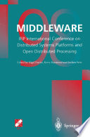 Middleware '98 : IFIP International Conference on Distributed Systems Platforms and Open Distributed Processing /