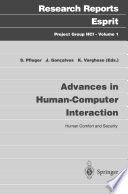 Advances in human-computer interaction : human comfort and security /